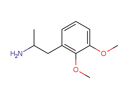 Molecular Structure of 15402-81-0 (1-(2,3-dimethoxyphenyl)propan-2-amine)