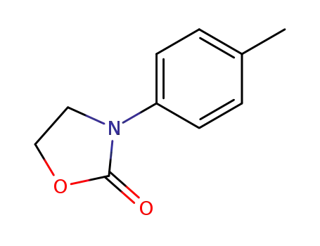 Molecular Structure of 5198-46-9 (3-(4-Methylphenyl)-1,3-oxazolidin-2-one)
