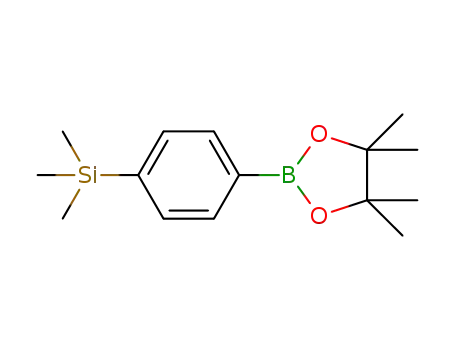 Molecular Structure of 1186026-67-4 (4-TRIMETHYLSILYLBENZENEBORONIC ACID PINACOL ESTER)