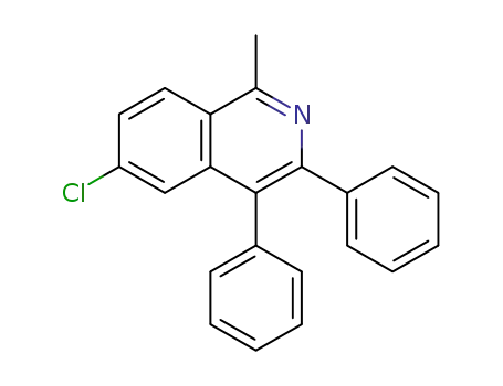 1-methyl-3,4-diphenyl-6-chloro-isoquinoline