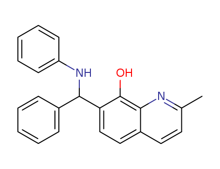 7-(alpha-Anilinobenzyl)-2-methyl-8-quinolinol