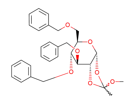 3,4,6-tri-O-benzyl-1,2-O-(1-methoxyethylidene)-α-D-glucopyranose