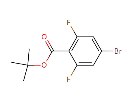 Molecular Structure of 955887-09-9 (TERT-BUTYL 4-BROMO-2,6-DIFLUOROBENZOATE)