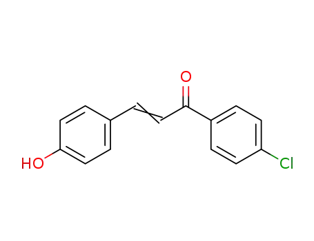 Molecular Structure of 86293-53-0 ((2E)-1-(4-chlorophenyl)-3-(4-hydroxyphenyl)prop-2-en-1-one)