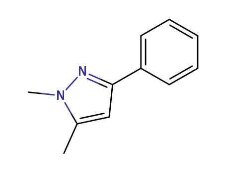 Molecular Structure of 10250-60-9 (1,5-dimethyl-3-phenylpyrazole)
