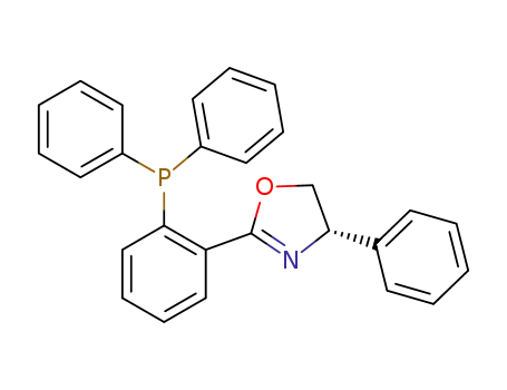 Molecular Structure of 148461-15-8 (S(+)-2-[2-(DIPHENYLPHOSPHINO)PHENYL]-4-PHENYL-2-OXAZOLINE)