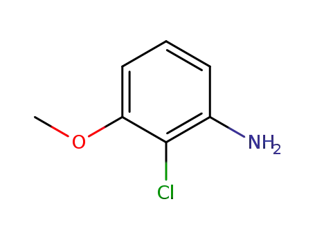 Molecular Structure of 113206-03-4 (2-Chloro-3-methoxyaniline)