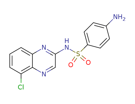 Benzenesulfonamide,4-amino-N-(5-chloro-2-quinoxalinyl)- cas  97919-22-7