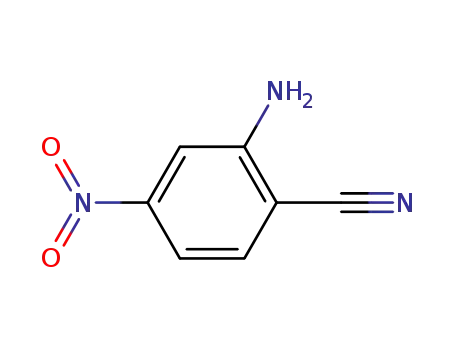 Molecular Structure of 87376-25-8 (2-AMINO-4-NITROBENZONITRILE)