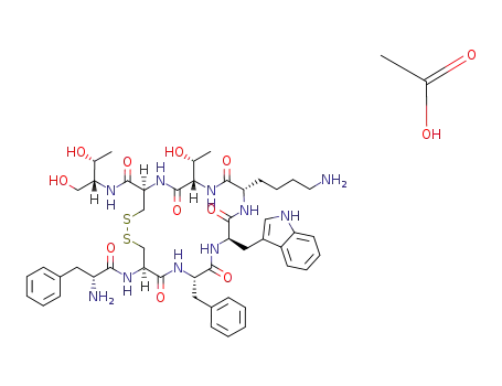 Molecular Structure of 79517-01-4 (Octreotide)