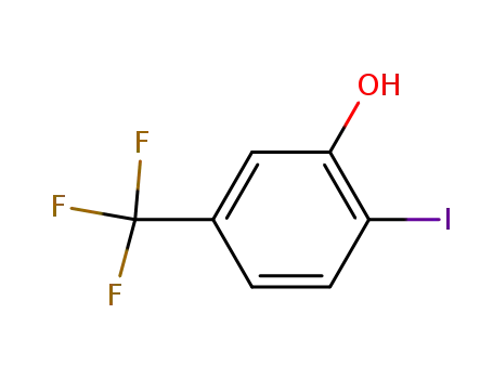 Molecular Structure of 102771-00-6 (2-Iodo-5-(trifluoroMethyl)phenol)