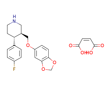 Paroxetine Maleate;(3S,4R)-3-[(1,3-Benzodioxol-5-yloxy)Methyl]-4-(4-fluorophenyl)-piperidineMaleate
