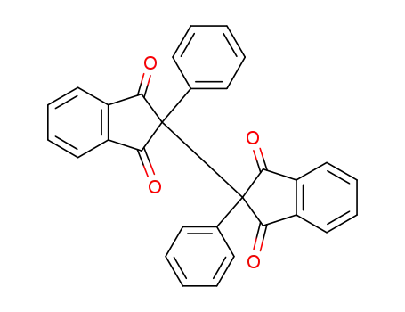 Molecular Structure of 1801-21-4 ((2,2-BIINDAN)-1,1,3,3-TETRONE, 2,2-DIPHENYL-)