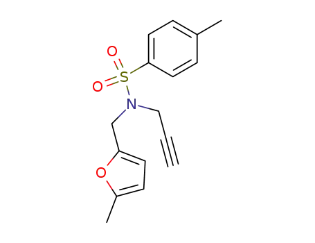 Benzenesulfonamide,
4-methyl-N-[(5-methyl-2-furanyl)methyl]-N-2-propynyl-