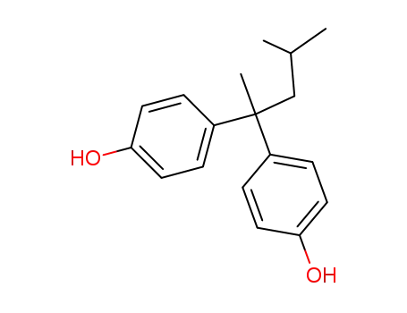 Molecular Structure of 6807-17-6 (4,4'-(1,3-DIMETHYLBUTYLIDENE)DIPHENOL)