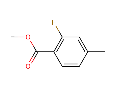 Molecular Structure of 74733-29-2 (methyl 2-fluoro-4-methylbenzoate)