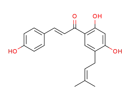 Molecular Structure of 28448-85-3 (Bavachalcone)