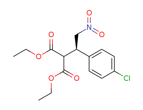(R)-ethyl 2-carboethoxy-4-nitro-3-(4-chlorophenyl)butyrate