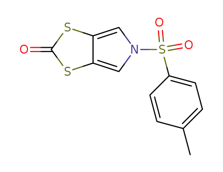 5H-1,3-Dithiolo[4,5-c]pyrrol-2-one, 5-[(4-methylphenyl)sulfonyl]-