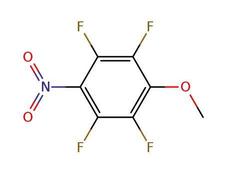 Molecular Structure of 1887-73-6 (Benzene, 1,2,4,5-tetrafluoro-3-methoxy-6-nitro-)