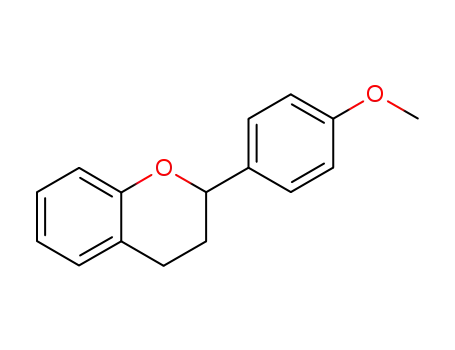 Molecular Structure of 5594-98-9 (2H-1-Benzopyran,3,4-dihydro-2-(4-methoxyphenyl)-(9CI))