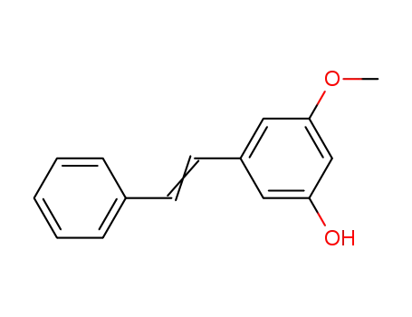 Molecular Structure of 5150-38-9 (5-Methoxy-3-stilbenol)