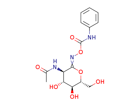 O-(2-Acetamido-2-deoxy-D-glucopyranosylidene)amino N-phenyl Carbamate
