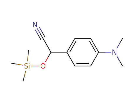 2-(4-(dimethylamino)phenyl)-2-((trimethylsilyl)oxy)acetonitrile