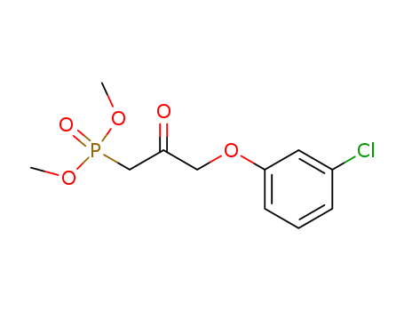 dimethyl-3-(3-chlorophenoxy)-2-oxopropylphosphonate