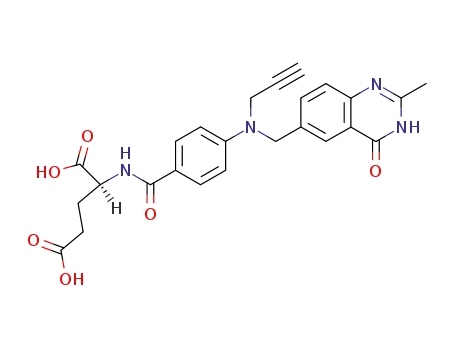 N-(4-{[(2-methyl-4-oxo-1,4-dihydroquinazolin-6-yl)methyl](prop-2-yn-1-yl)amino}benzoyl)-L-glutamic acid