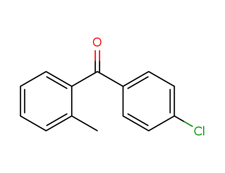 Molecular Structure of 41064-50-0 ((4-CHLOROPHENYL)(2-METHYLPHENYL)METHANONE)