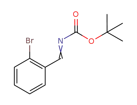 Molecular Structure of 779342-74-4 (Carbamic acid, [(2-bromophenyl)methylene]-, 1,1-dimethylethyl ester)
