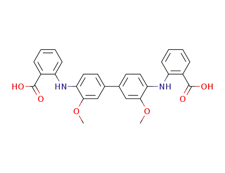 2,2'-((3,3'-dimethoxy(1,1'-biphenyl)-4,4'-diyl)diimino)bis-benzoic acid
