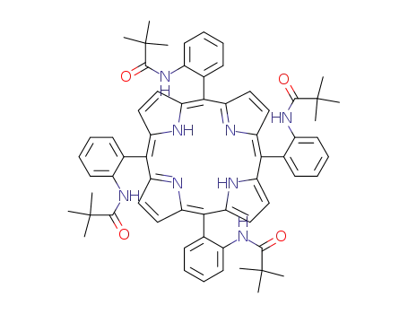 (α,α,α,α)-5,10,15,20-tetrakis<o-<(2,2-dimethyl-1-oxopropyl)amino>phenyl>-21H,23H-porphine