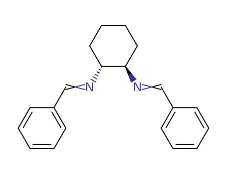 Molecular Structure of 3187-82-4 (1,2-Cyclohexanediamine, N,N'-bis(phenylmethylene)-, (1R,2R)-rel-)