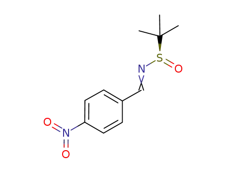 (R<sub>S</sub>,E)-2-methyl-N-(4-nitrobenzylidene)propane-2-sulfinamide