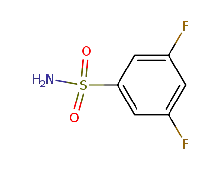Molecular Structure of 140480-89-3 (3,5-DIFLUOROBENZENESULFONAMIDE)