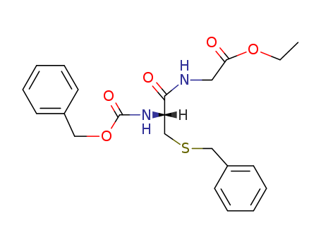 Glycine, N-[N-[(phenylmethoxy)carbonyl]-S-(phenylmethyl)-L-cysteinyl]-, ethyl ester