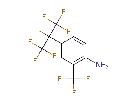 4-(perfluoropropane-2-yl)-2-(trifluoromethyl)aniline
