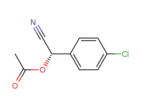 (S)-2-acetyloxy-2-(4-chlorophenyl)acetonitrile