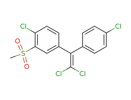 Molecular Structure of 62938-13-0 (1-chloro-4-[2,2-dichloro-1-(4-chlorophenyl)ethenyl]-2-(methylsulfonyl)benzene)