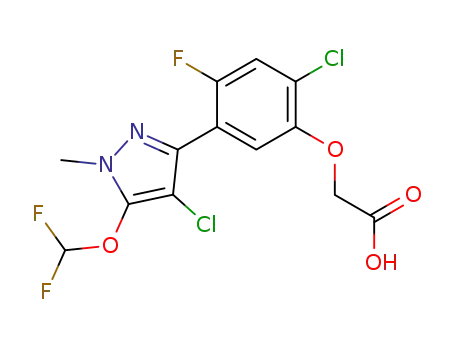 Molecular Structure of 129630-17-7 (PYRAFLUFEN ETHYL)