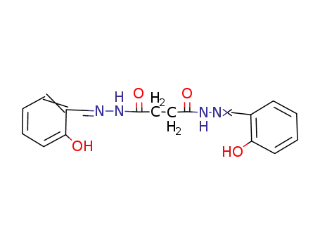 Molecular Structure of 64174-57-8 (N<sup>'1</sup>,N<sup>'4</sup>-bis(2-hydroxybenzylidene)succinohydrazide)