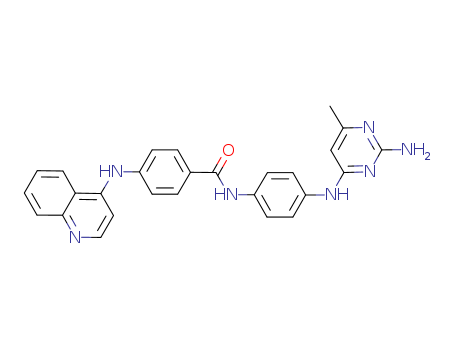 SGI-1027;DNAMethyltransferaseInhibitorII;Benzamide,N-[4-[(2-amino-6-methyl-4-pyrimidinyl)amino]phenyl]-4-(4-quinolinylamino)-