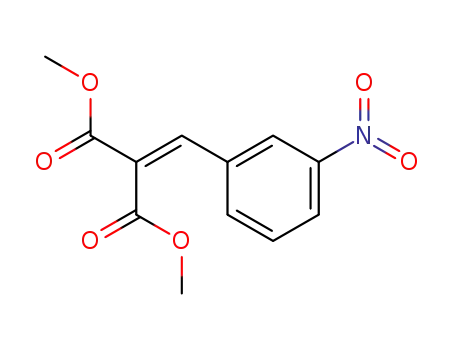 Molecular Structure of 74313-93-2 (dimethyl (3-nitrobenzylidene)propanedioate)