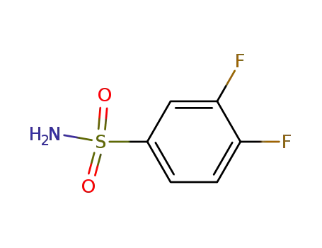 Molecular Structure of 108966-71-8 (3,4-DIFLUOROBENZENESULFONAMIDE)
