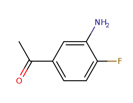 Molecular Structure of 2002-82-6 (4-FLUORO-3-AMINO-ACETOPHENONE)