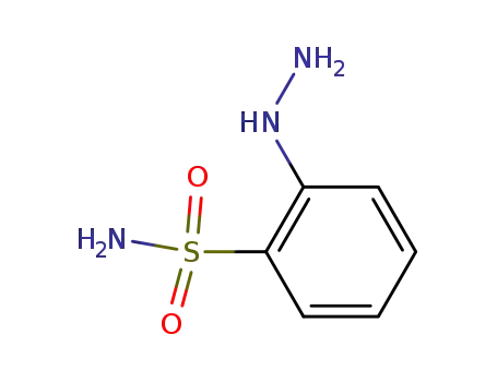 Molecular Structure of 90824-33-2 (Benzenesulfonamide, 2-hydrazino- (9CI))