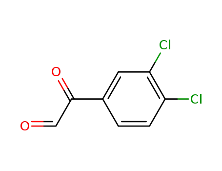 Molecular Structure of 38923-36-3 (2-(3,4-Dichlorophenyl)-2-oxoacetaldehyde)