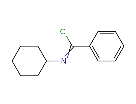 Molecular Structure of 31144-23-7 (Benzenecarboximidoyl chloride, N-cyclohexyl-)